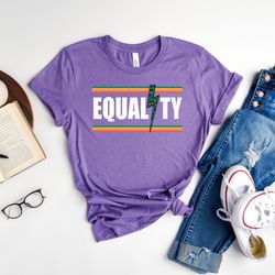 equality shirt, pride month shirt, lgbtq shirt, human rights shirt, equality shirt, pronouns shirt, rainbow t-shirt, gay
