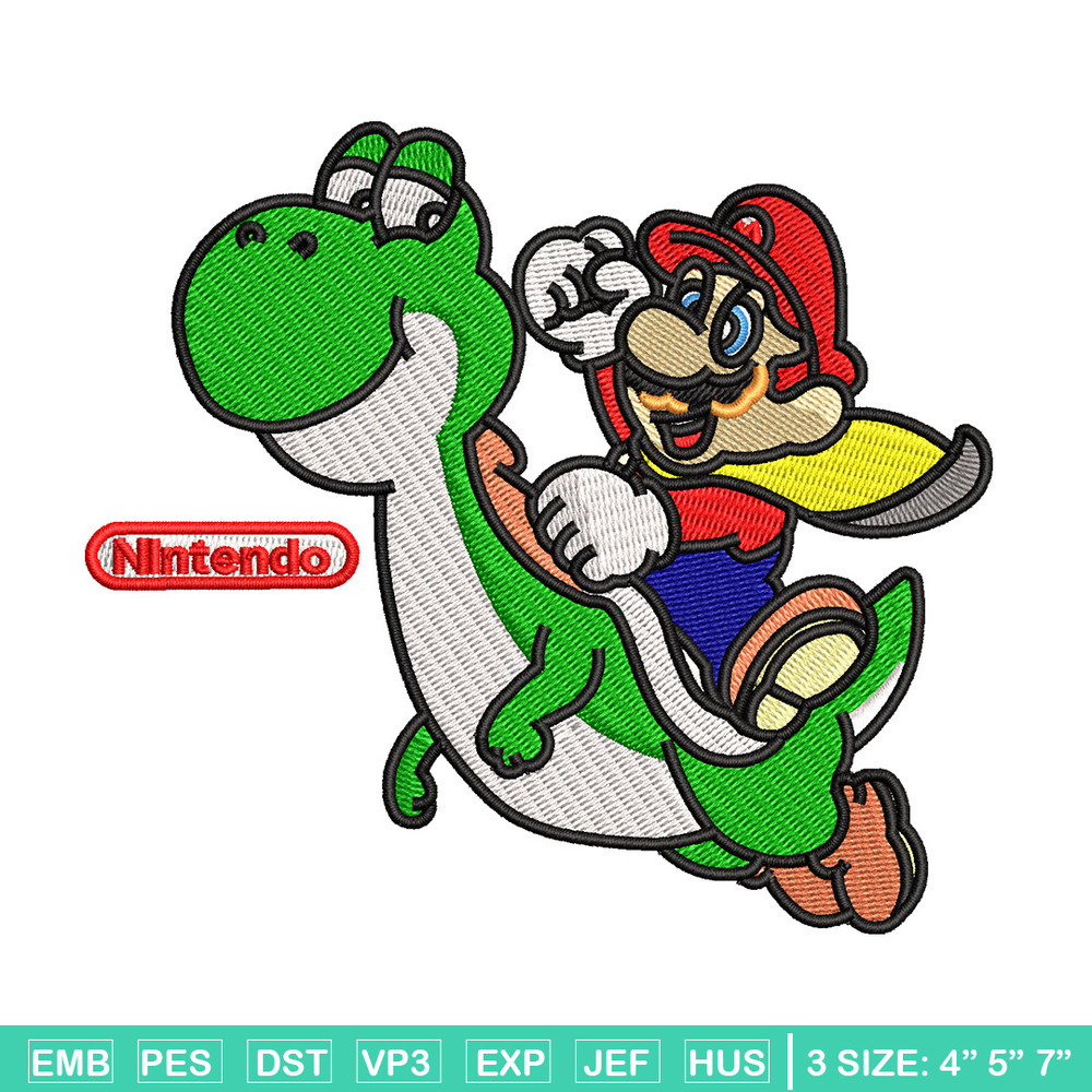 Mario dragon embroidery design, Mario embroidery, Embroidery file, Embroidery shirt, Emb design, Digital download.jpg