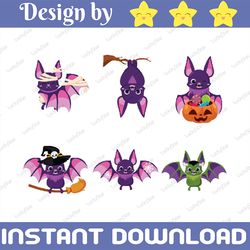baby bats bundle png, cute bat png, vampire sublimation, halloween png, spooky png for sublimation and