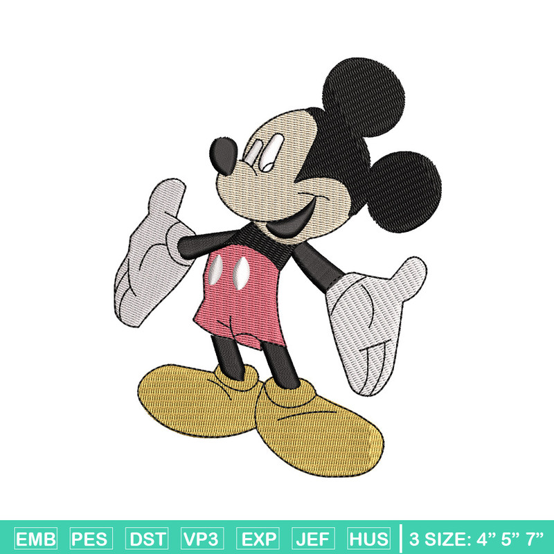 Mickey mouse embroidery design, Mickey embroidery, Embroidery file, Embroidery shirt, Emb design, Digital download.jpg