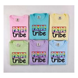 pride tribe shirt, comfort colors shirt, pride gay crew tee, pride lgbtq tee tshirt, pride month shirts, bisexual shirt