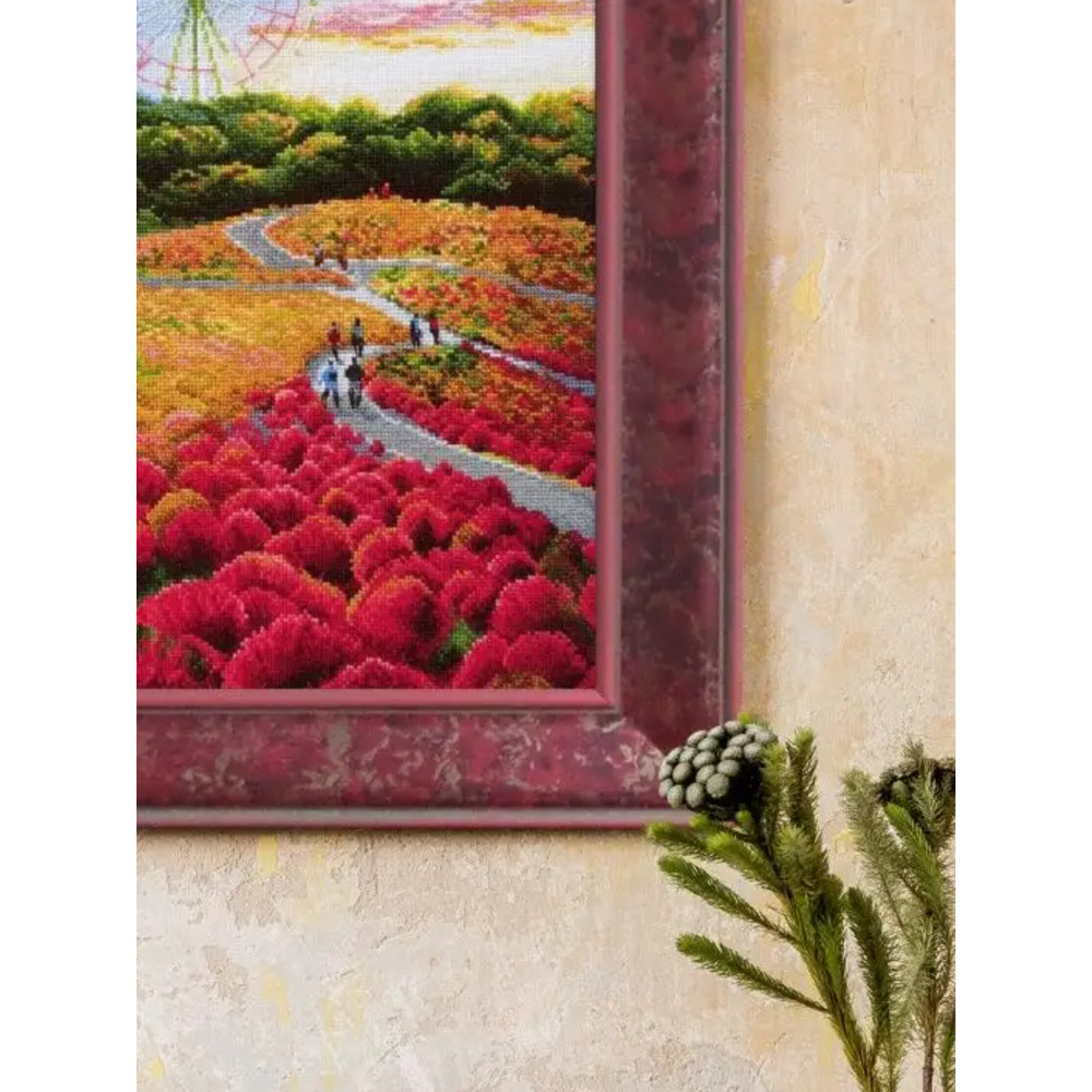 Cross Stitch Kit - Hitachi Park - Embroidery Kit - Needlework Kit - DIY Kit (4).png