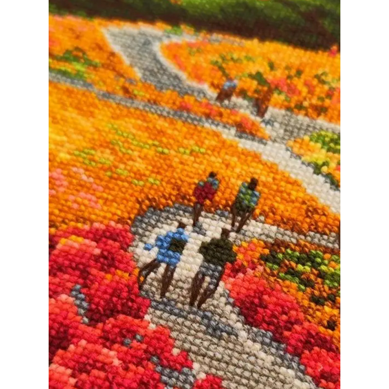 Cross Stitch Kit - Hitachi Park - Embroidery Kit - Needlework Kit - DIY Kit (5).png