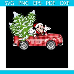 its the most wonderful time of the year most wonderful time svg, christmas svg, mickey mouse svg, disney svg, red truck