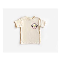 mama's expensive little bestie shirt, retro boho style toddler tee, vintage youth shirt, natural color baby bodysuit