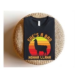 she a bad llama shirt, mother's day shirt, gift for mom, best mama tee, mother's day gift