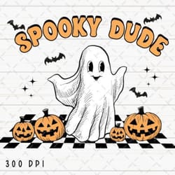 spooky dude ghost pumpkin halloween png