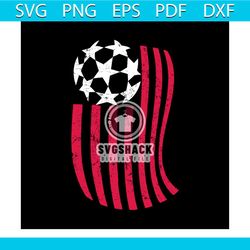 USA National flag with Soccer ball distressed, soccer ball, us flag, America flag, Svg, Png, Dxf, Eps