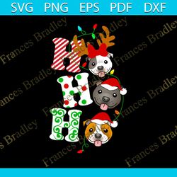 ho ho ho christmas svg, christmas svg, santa hat svg, merry christmas svg, dogs svg, santa claus svg, reindeer svg, chri