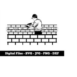 brick mason 3 svg, construction svg, contactor svg, brick mason png, brick mason jpg, brick mason files, brick mason cli