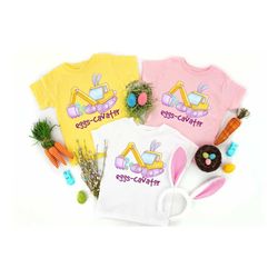 eggs cavator kids shirt, easter shirt, kids easter toddler, honey bunny kids t-shirt, easter retro natural infant, todd