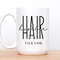11 and 15 oz Personalized Name Hair Hustler Mug , Hair Stylist Mugs, Custom Hairdresser Mugs, Gifts for her, Beauty Salon Mugs - 2.jpg