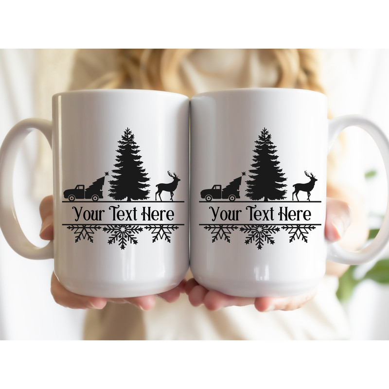 Personalized Christmas Mugs, Double Sided, Custom Christmas Mug, His & Hers Gifts, Holiday Gifts, Custom Xmas Mugs - 1.jpg