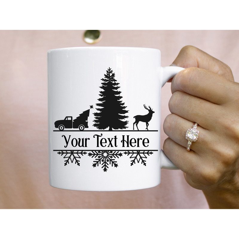 Personalized Christmas Mugs, Double Sided, Custom Christmas Mug, His & Hers Gifts, Holiday Gifts, Custom Xmas Mugs - 3.jpg