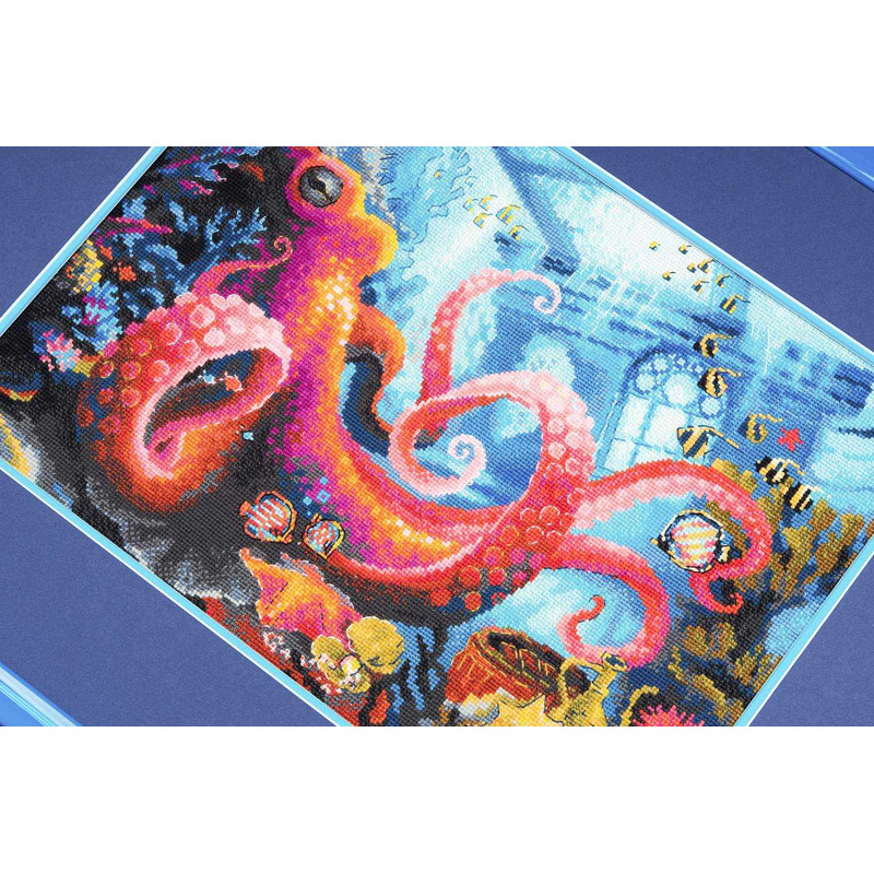 Cross Stitch Kit - Underwater Kingdom - Embroidery Kit - Needlework Kit - DIY Kit (2).jpg