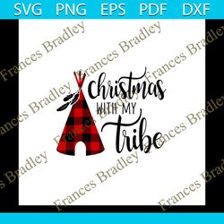christmas with my tribe svg, christmas svg, tribe svg, paild palace svg, merry christmas svg, christmas party svg, chris