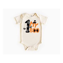 my first boo baby bodysuit, vintage ghost shirt, my 1st boo kids clothing, halloween bodysuit, fall baby clothes