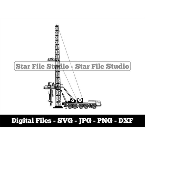 Workover Rig Svg, Oil Rig Svg, Drilling Svg, Workover Rig Pn | Inspire ...