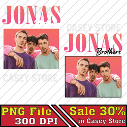 Jonas Brother Music Band Song Tour Png, Boy Band File Png, Retro 90s Band Png, Music Merch Concert 2023 Png, Music Band