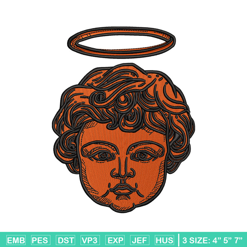 Angel baby embroidery design, Angel embroidery, Embroidery file, Embroidery shirt, Emb design, Digital download.jpg