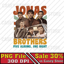 Jonas Brother Young and Old Boy Band 90s Png, Retro 90s Band Png, Music Tour 2023 Png, Fan Music Band 2023 File Png, Mus