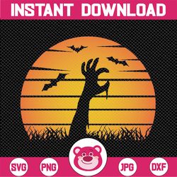 zombie hand svg, halloween svg,hand drawn png autumn fall scary hand, creepy, halloween design cutfile, cricut
