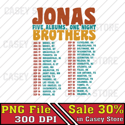 Jonas Brother Boy Band 90s Tour Png, Retro 90s Band Png, Music Tour 2023 Png, Fan Music Band 2023 File Png, Music Fan