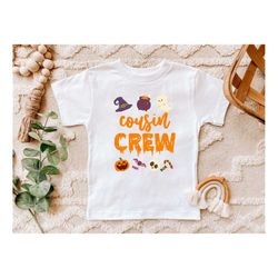 cousin boo crew shirt, the boo crew kids shirt, retro halloween t-shirt, custom boo crew tee, matching family halloween