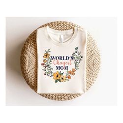 world's okayest mom shirt, motherhood t-shirt, mother's day shirt, funny mama clothing