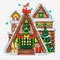 Cross Stitch Kit - Hunting Lodge - Christmas - Embroidery Kit - Needlework Kit - DIY Kit.jpg
