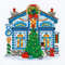 Cross Stitch Kit - Ice House - Christmas - Embroidery Kit - Needlework Kit - DIY Kit.jpg