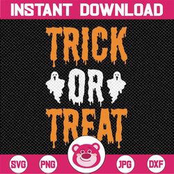 trick or treat svg, halloween quotes svg, halloween svg, trick or treat png,  trick svg, treat svg, cut file for cricut