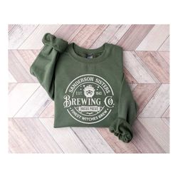 sanderson sisters brewing co sweatshirt, witches brew sweat, salem sweatshirt, halloween women sweater