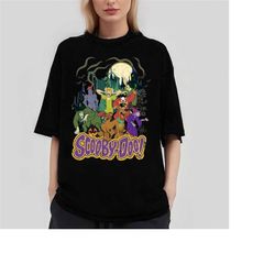 scary scooby doo shirt, scooby doo friends shirt, retro halloween scooby doo shirt, halloween gifts, vintage scooby doo