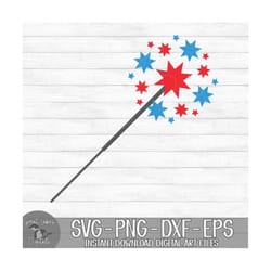 sparkler - 4th of july, fourth of july - instant digital download - svg, png, dxf, and eps files included!