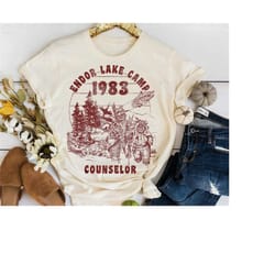 star wars ewoks endor camp counselor graphic t-shirt, summer 83' shirt, disneyland wdw matching family shirt, magic kin