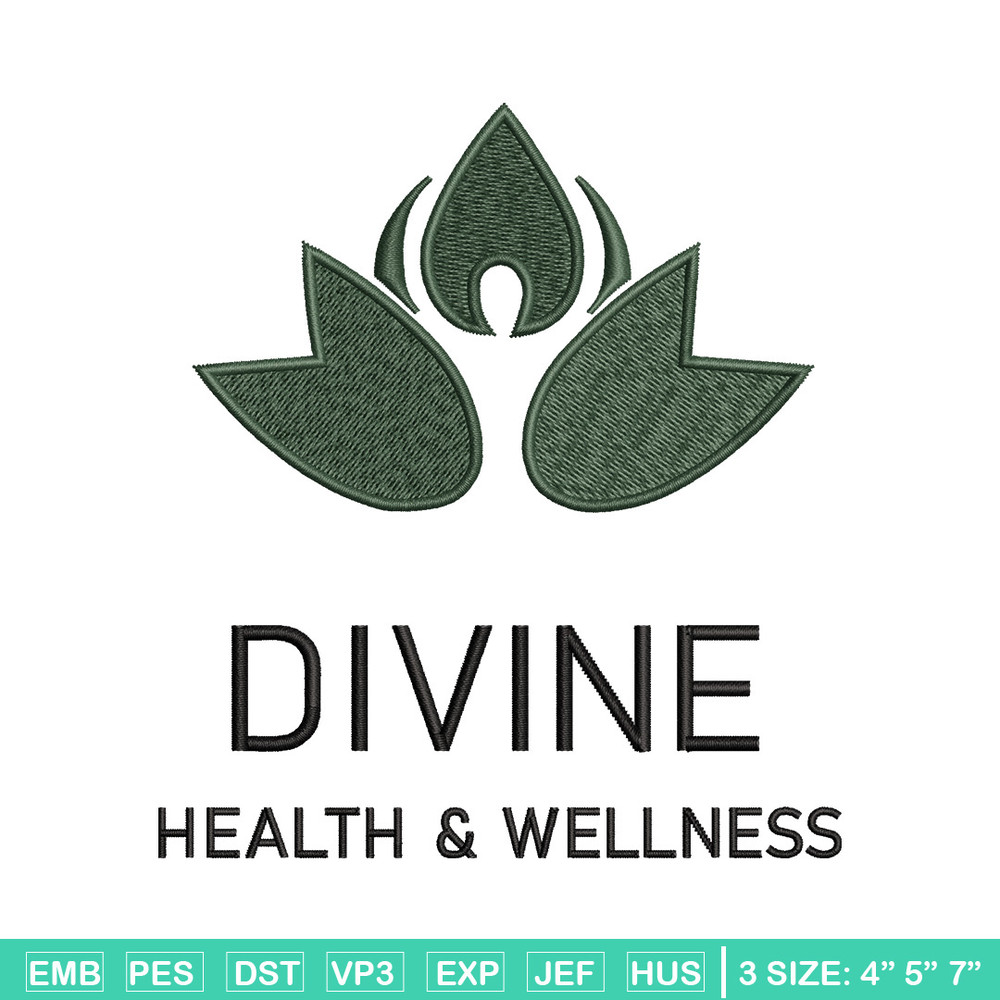 Divine logo embroidery design, Logo embroidery, Embroidery file, Embroidery shirt, Emb design, Digital download.jpg