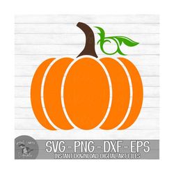 pumpkin - halloween, fall, autumn - instant digital download - svg, png, dxf, and eps files included!