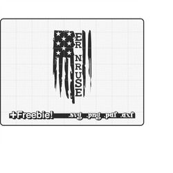 nurse svg, er nurse distressed usa flag, emergency nurse usa flag,american flag svg,silhouette and cricut cut file, rn s