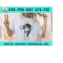 jesus cross svg png, jesus cut file, crucifix svg, christian cross svg, jesus svg, cross svg, christian svg, religious s
