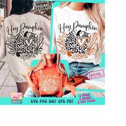 hey pumpkin png svg vintage pumpkin leopard pumpkin season retro fall vibes png thanksgiving family svg cut file autumn