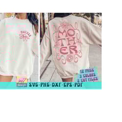 mother svg png retro mothers day svg funny mom svg wild flowers svg trendy mom png retro mom svg flowers mothers day aes