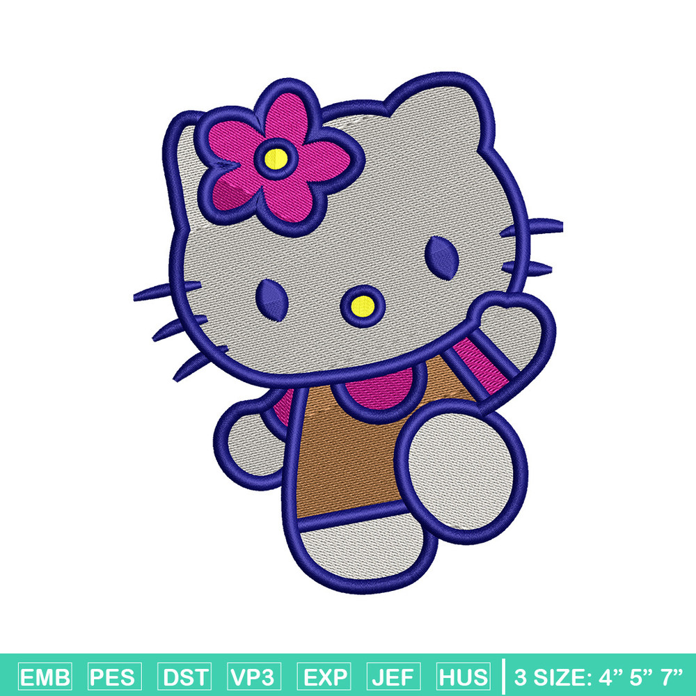 Hello kitty embroidery design, Kitty embroidery, Embroidery file,Embroidery shirt, Emb design, Digital download.jpg