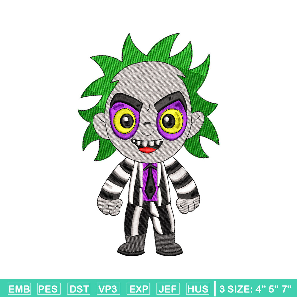 Horror chibi embroidery design, Horror embroidery, Embroidery file,Embroidery shirt, Emb design, Digital download.jpg