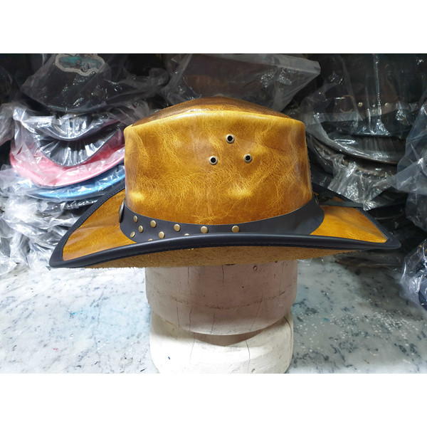 Western Australian Cowboy Outback Leather Hat (5).jpg