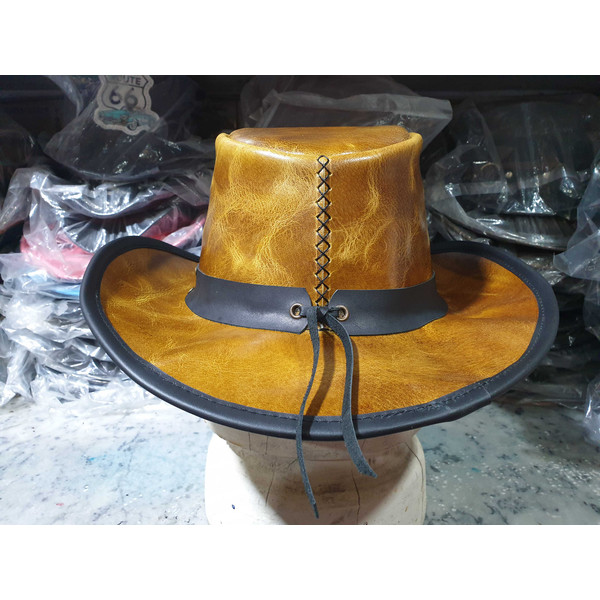 Western Australian Cowboy Outback Leather Hat (7).jpg