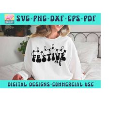 festive af svg png pdf pod, jolly af svg, christmas svg, christmas jumper svg, sarcastic christmas, funny christmas svg,