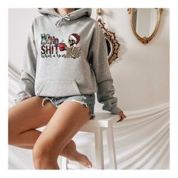 christmas hoodie - ho ho holy shit what a year sweatshirt 4xl 5xl - christmas gift hoodie - funny holiday christmas swe