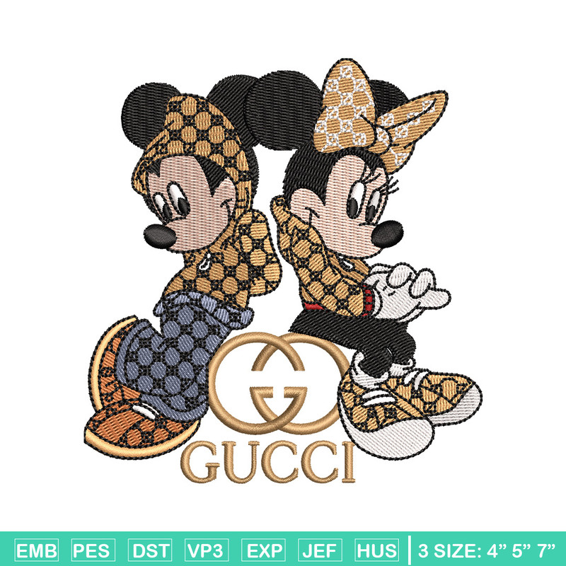 Mickey couple gucci embroidery design,Mickey embroidery, Embroidery file, Embroidery shirt, Emb design, Digital download.jpg