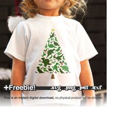 christmas dinosaur tree svg png, christmas tree svg, christmas shirt svg, christmas words svg, merry christmas svg, kids